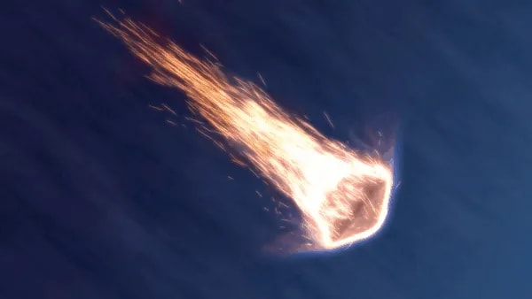 SpaceX首次发射星坠再入飞行器